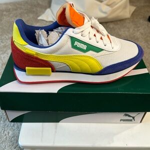 Puma Future Rider Play On Jr Colorful Kids 5.5